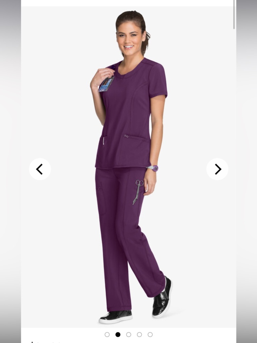 Women's Cherokee Infinity Scrubs - Eggplant